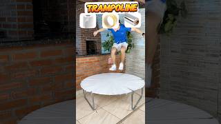 Qual fita fez o trampolim mais forte😱 shorts challenge [upl. by Onaivatco]