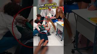 Teacher Collapsed on the Floor from an Asthma Attack shorts [upl. by Euqinor]