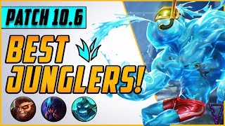 The BEST Junglers For All Ranks  Patch 107  Tier List League of Legends [upl. by Lean]