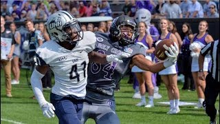 Holy Cross Football vs 9 UNH Recap 91617 [upl. by Asirehc]