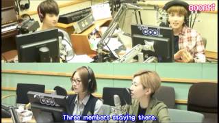 131010 Kiss The Radio  EXO went to SJs dorm eng subbed [upl. by Andrel]