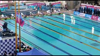 Womens 50m Back stork Finals  🛑quotNew meet Recordquot Maana Patel  36th National games 2022 Gujrat [upl. by Haig]