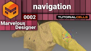 0002 navigation in Marvelous Designer [upl. by Nader296]