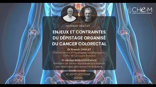 Webinar I Enjeux et contraintes du dépistage organisé du cancer colorectal [upl. by Fatsug713]