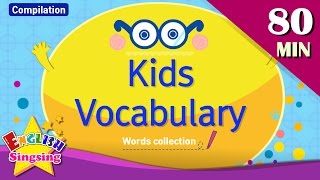 Kids vocabulary compilation  Words Theme collection｜English educational video for kids [upl. by Acissey]