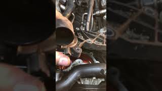 2011 Audi Q7 thermostat replacement part 4 [upl. by Chenay]