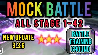 Mock Battle Summoners War All Stage 142 Updated 836 Battle Training Ground [upl. by Seena]