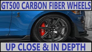 Shelby GT500 CFTP Carbon Fiber Wheels Up Close 20202022 [upl. by Tichonn]