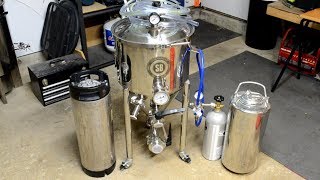 CF10 Spike Conical Unitank Fermenter A HandsOn Review [upl. by Aivatal]