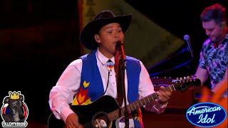 Triston Harper Gods Country Full Performance amp Comments Top 24  American Idol 2024 Disneys [upl. by Fax]