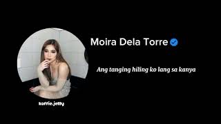 PAUBAYA  Moira Dela Torre Lyrics [upl. by Goldshlag273]