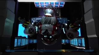 Splosion Man HD Gameplay XBLA  First Boss [upl. by Cheung]