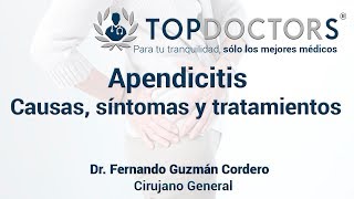 Apendicitis  Síntomas causas y tratamiento [upl. by Punke]