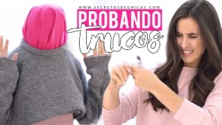 PROBANDO TRUCOS DE CABELLO PARA SABER SI FUNCIONAN O NO  PATRY JORDAN [upl. by Nimesay]