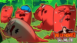 THE SICKEST GAME OF WORMS EVER  Worms WMD [upl. by Reiko990]