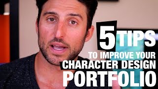 5 Tips to Improve your CHARACTER DESIGN PORTFOLIO [upl. by Elleneg429]