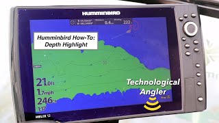 Humminbird HELIX Quick Tip Depth Highlight Highlight 1 [upl. by Slayton396]