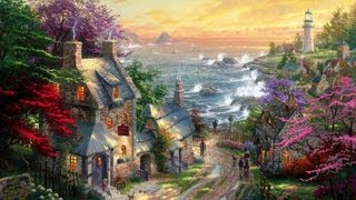 Village Lighthouse by Thomas Kinkade [upl. by Sy]