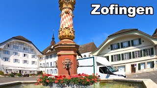 Zofingen Aargau Switzerland 4K Wonderful Old Town Video [upl. by Paterson]