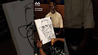 Caricature drawing by velvom artist surendar [upl. by Krystle]