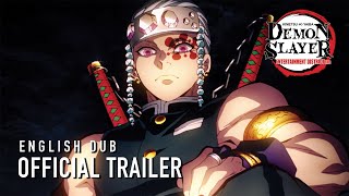 Demon Slayer Kimetsu no Yaiba Entertainment District Arc English Dub Trailer [upl. by Atok87]