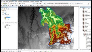 How to Clip DEM by ArcGIS [upl. by Kcirej]