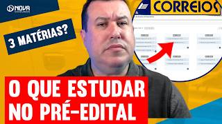 Concurso CORREIOS 2024 o que estudar préedital AGENTE DOS CORREIOS ❓ [upl. by Lomax]