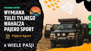 Wymiana tulei tylnego wahacza wzdłużnego Pajero Sport 1 [upl. by Atterg2]