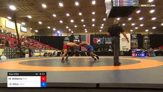 2018 Marine Corps US OpenSenior Mens Freestyle 92 Quarters  Matt Williams Road Vs Deron Winn [upl. by Nawed133]