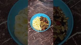 Quick Granola Recipehealthybreakfast breakfastGreek yoghurt [upl. by Newra635]