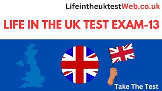 LIFE IN THE UK TEST EXAM 13British Citizenship test 2024🇬🇧lifeintheuktest [upl. by Alexis893]