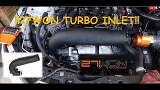 27WON TURBO INLET SOUND CHECK 11thgencivic 27WON [upl. by Kealey]