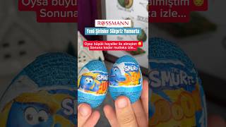 Rossmann şirinler sürpriz yumurta 🥚 🎁 reklam değildir Ürünleri kendim satın aldım rossmann [upl. by Sema]