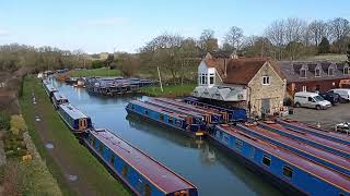 Heyford Wharf Canal And Railway Station [upl. by Zelikow]