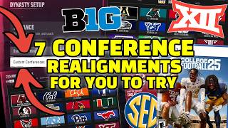 CONFERENCE REALIGNMENT for CFB 25  College Football 25 [upl. by Madden135]