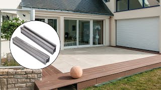 Réaliser une terrasse dalles ou bois avec les profilés aluminium PROFILDECK [upl. by Raynor]