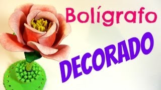 Bolígrafo decorado Regalo original Manualidades fáciles [upl. by Animas]