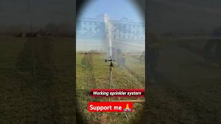 Sprinkler system irrigation sprinklerirrigation sprinkler agriculture shorts viralvideo [upl. by Naot]