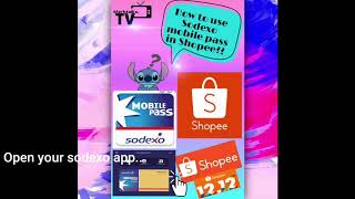 How to use Sodexo mobile pass in Shopee Easy way [upl. by Eadith850]