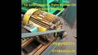 NEW IN🌟 10 tons capacity Palm Kernel Oil Extractor [upl. by Galvin]