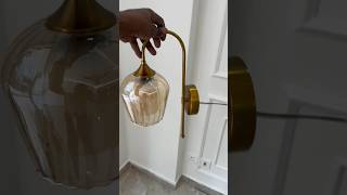 How to install wall lamp  tranding electrician shortvideo shorts short viralvideo [upl. by Ahsiekit150]