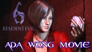 Resident Evil 6 Ada Wong All Cutscenes Movie TRUEHD QUALITY [upl. by Nohtanoj]