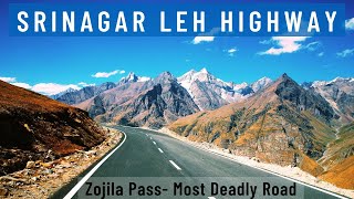 Leh Ladakh To Srinagar Road Trip  Zojila Pass  Kargil War Memorial  Drass  Kashmir  Nexon AMT [upl. by Shuma250]