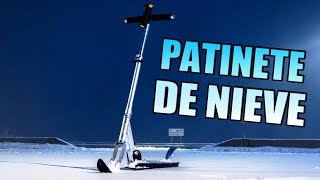 PATINETE PARA NIEVE CASERO [upl. by Buell]