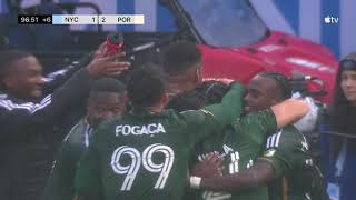 Evanders Heroics 97th Minute Golazo Lifts Portland Timbers to Victory [upl. by Glennis456]