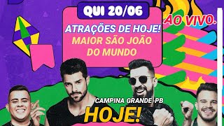 PROGRAMAÇÃO DO MAIOR SÃO JOÃO DO MUNDO CAMPINA GRANDE 20062024  ALOK AO VIVO CONFIRA ÀS ATRAÇÕES [upl. by Suhpesoj273]