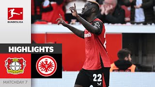 Wonderful Teamwork Initiates Comeback  Bayer 04 Leverkusen  Eintracht Frankfurt 21  Highlights [upl. by Yrailih]