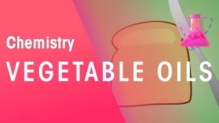 How To Harden Vegetable Oils Through Hydrogenation  Organic Chemistry  Chemistry  FuseSchool [upl. by Maddock212]