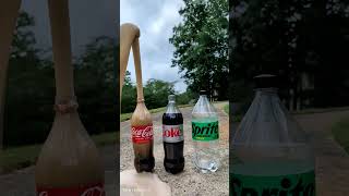 Popular Coke Sodas Vs Baking Soda 11 SLOW MO oddlysatisfying experiment asmr [upl. by Janean274]