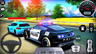 US Police Car Drift in The City Simulator  SUV Cop Patrol Chase Driving  Android GamePlay 9 [upl. by Ellingston]